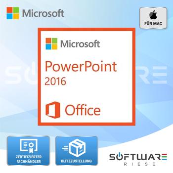 Microsoft PowerPoint 2016 für macOS