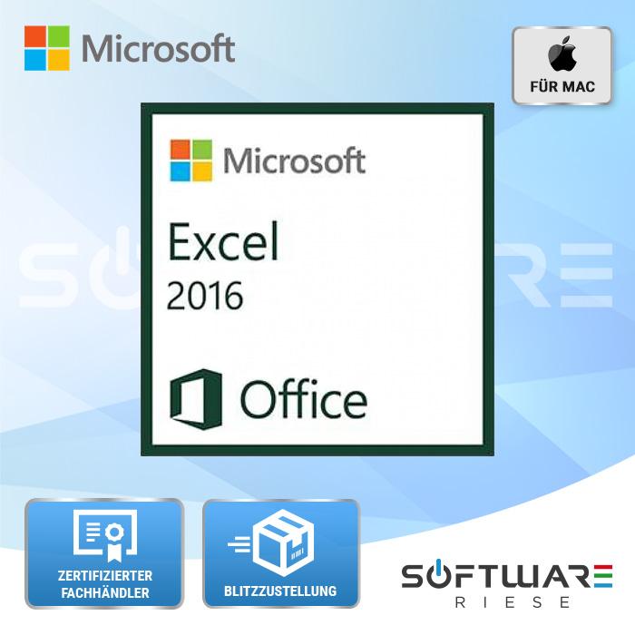 Microsoft Excel 2016 für macOS