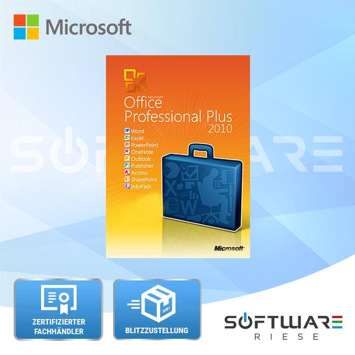 Microsoft Office 2010 Professional Plus - 10PCs