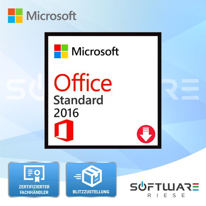 Microsoft Office 2016 Standard - 4PCs