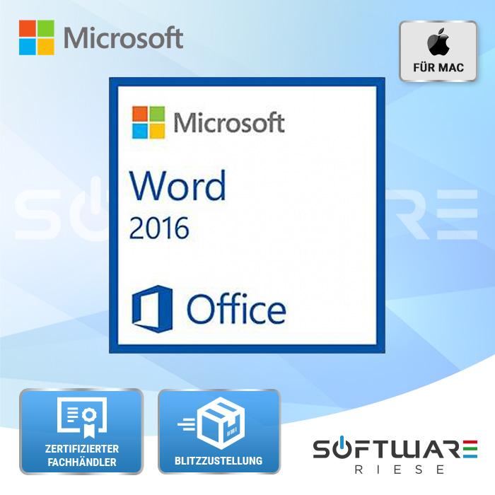 Microsoft Word 2016 für macOS