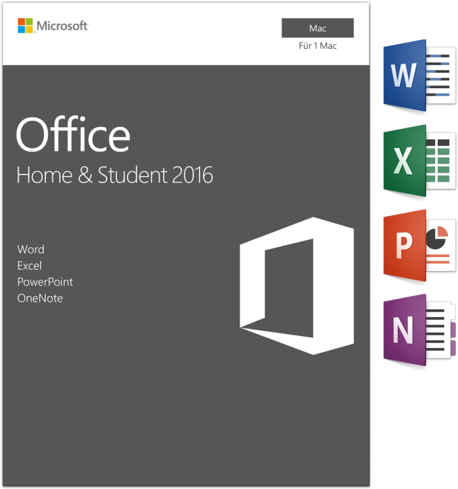 Microsoft Office 2016 Home and Student - MAC Microsoft Office 2016 Home and Student - MAC